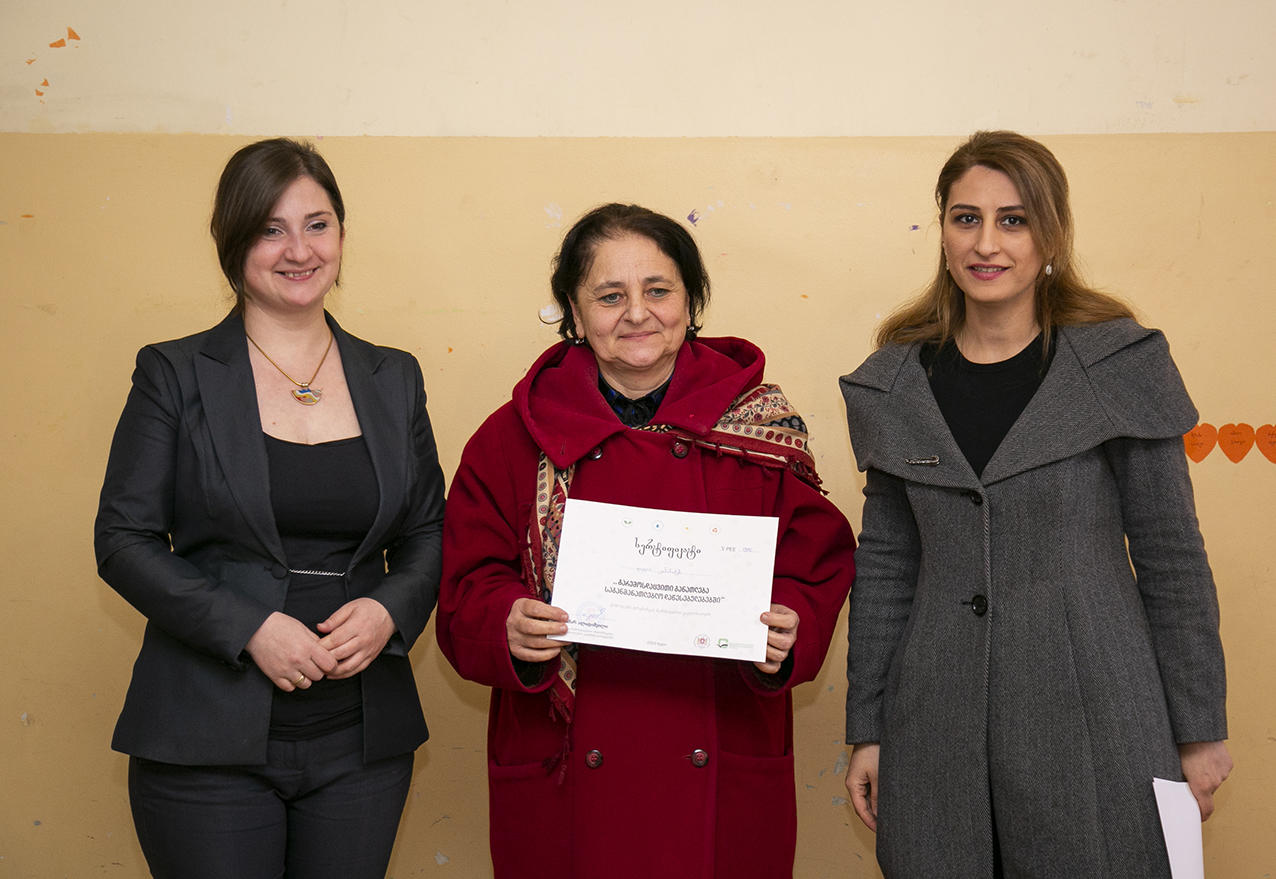 სოფელ დიცში ტრენინგი „გარემოსდაცვითი განათლება საგანმანათლებლო დაწესებულებებისათვის“ ჩატარდა