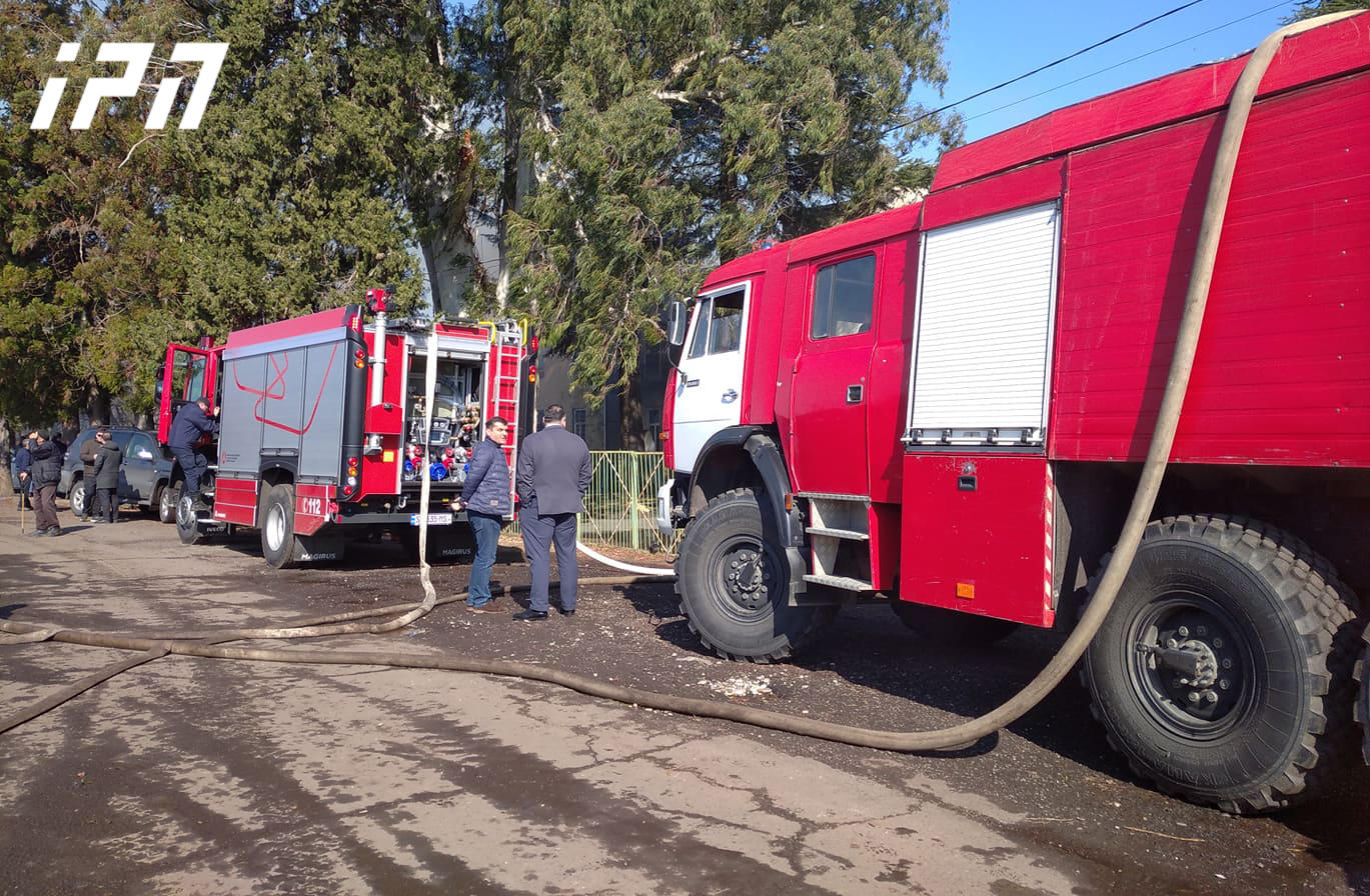 ხონის მუნიციპალიტეტის სოფელ ჩაის მეურნეობის სკოლაში გაჩენილი ხანძარი ლოკალიზებულია
