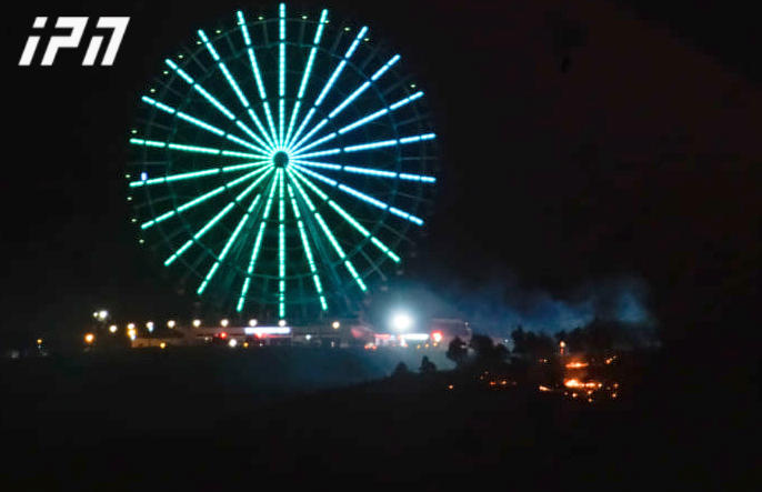 თბილისში, მთაწმინდის ფერდობზე ხანძარია