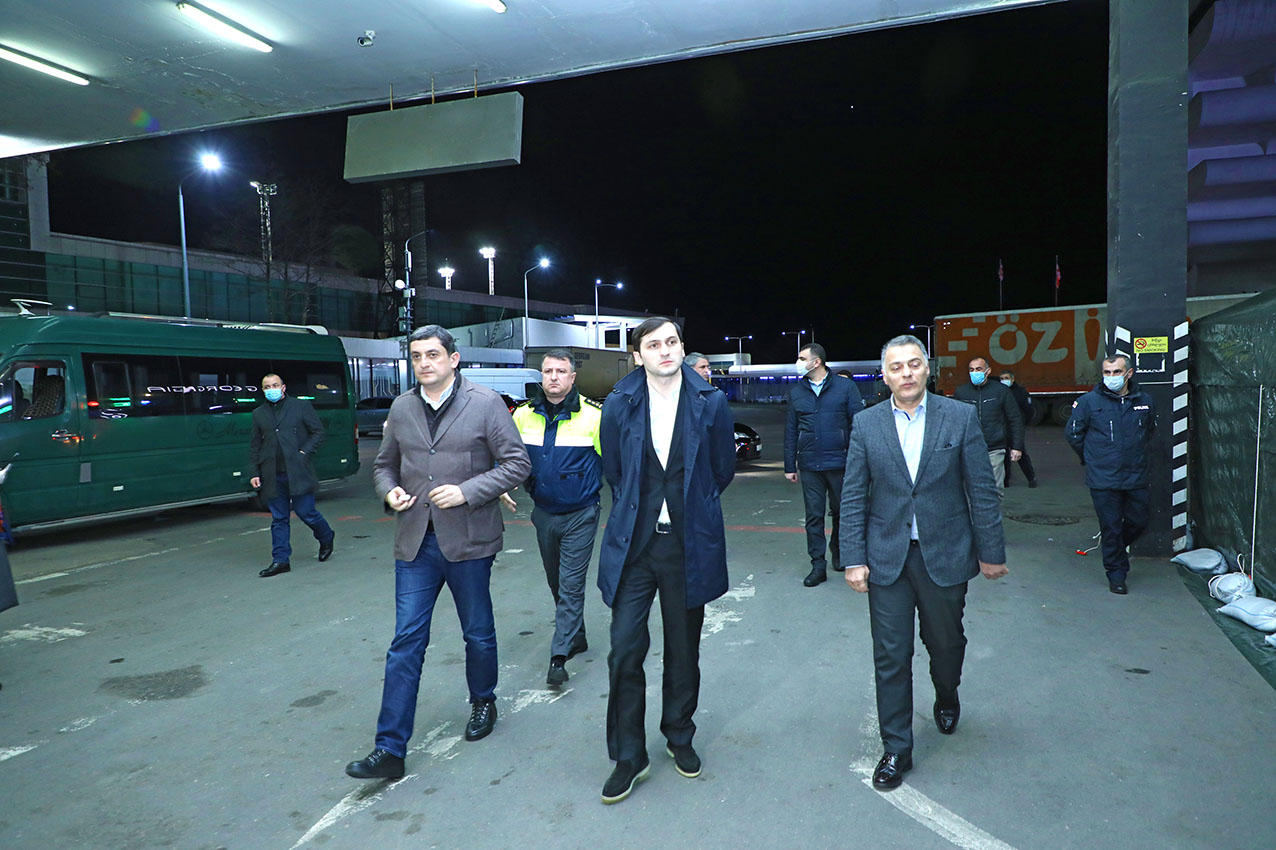 კორონავირუსის გავრცელების პრევენციის მიზნით, სარფის საბაჟო გამშვებ პუნქტზე საველე კარავი დამონტაჟდა