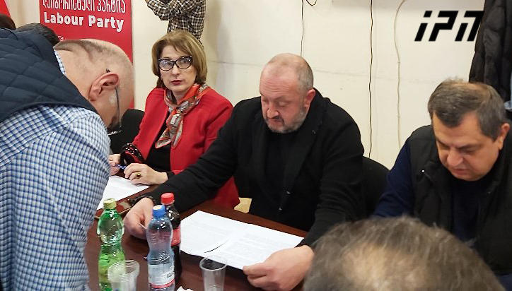 Giorgi Margvelashvili attends opposition meeting