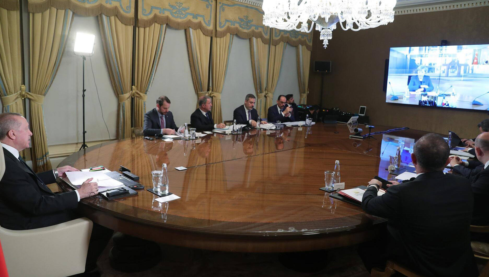 თურქეთის, გერმანიის, საფრანგეთისა და დიდი ბრიტანეთის ლიდერებმა სირიის კრიზისი ონლაინ კონფერენციაზე განიხილეს