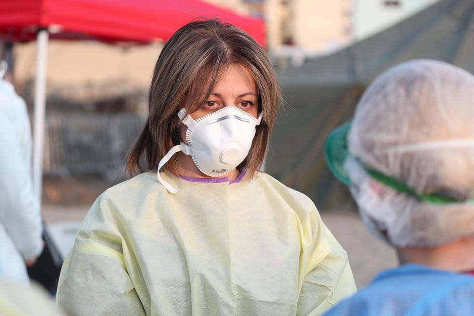 ეკატერინე ტიკარაძე მარნეულში ტესტირების  პროცესს და კარანტინის ზონაში არსებულ ვითარებას გაეცნო