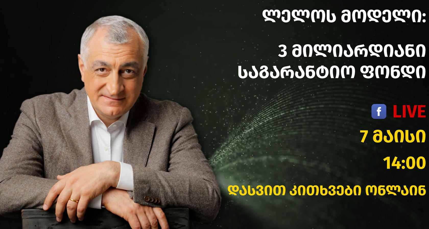 „ლელო საქართველოსთვის“ მოდელს - „3 მილიარდიანი საგარანტიო ფონდი“ წარადგენს