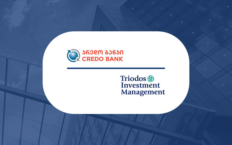 CREDO Bank Received GEL 14 Million Subordinated Debt from funds managed by Triodos Investment Management