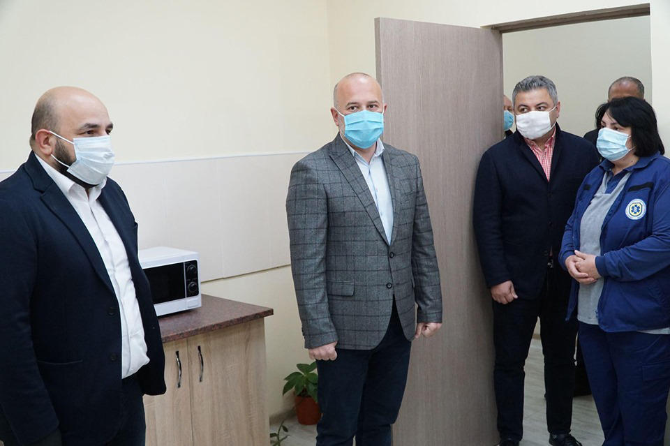 იმერეთის რეგიონი საგანგებო სიტუაციების კოორდინაციისა და გადაუდებელი დახმარების ცენტრის ორი ახალი ადმინისტრაციული შენობა გაიხსნა