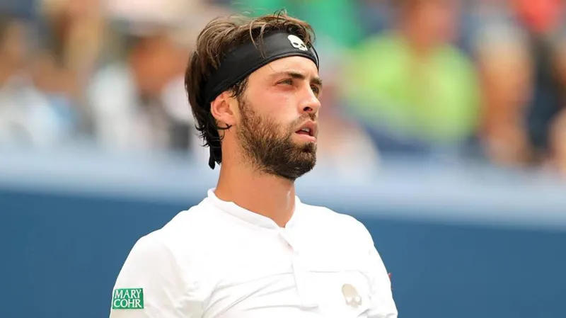 Georgian tennis player Nikoloz Basilashvili reaches the final of the Indian Wells Masters