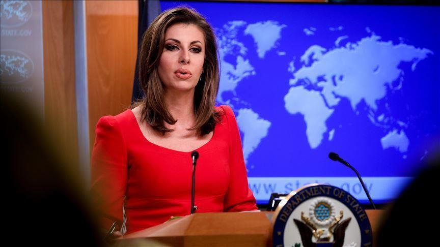 Morgan Ortagus : The U.S. condemns ongoing "borderization” by Russian-led security forces