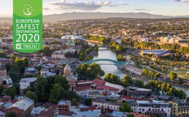 European Safest Destination 2020-ის რეიტინგში თბილისი პირველ ადგილს იკავებს