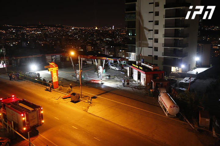 Explosion on Nutsubidze Plateau in Tbilisi