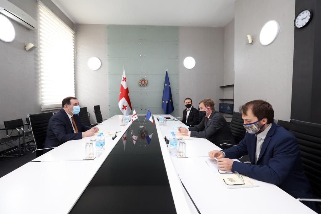 მიხეილ ჩხენკელმა საფრანგეთის ელჩთან განათლების მიმართულებით თანამშრომლობის შესაძლებლობები განიხილა