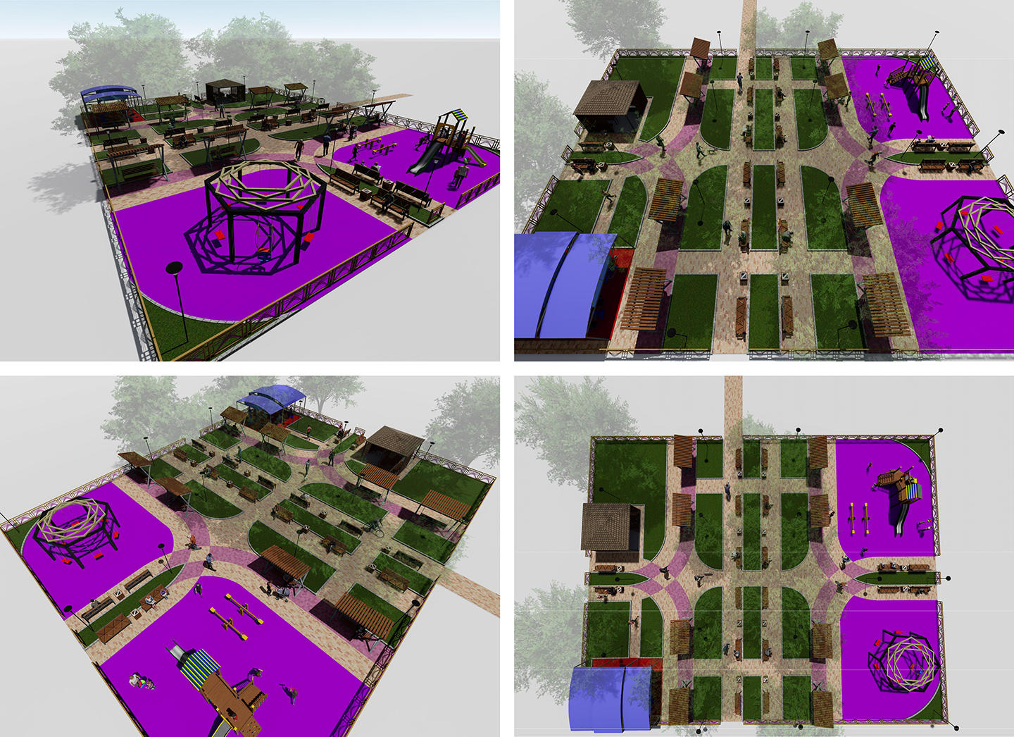 სამგორის რაიონში დასასვენებელი სივრცეების მოწყობა გრძელდება