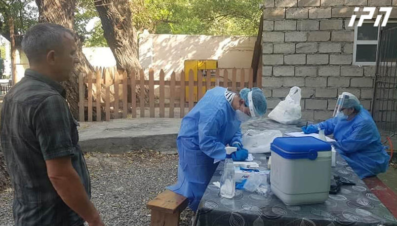 6 groups of epidemiologists working in Karajalri village
