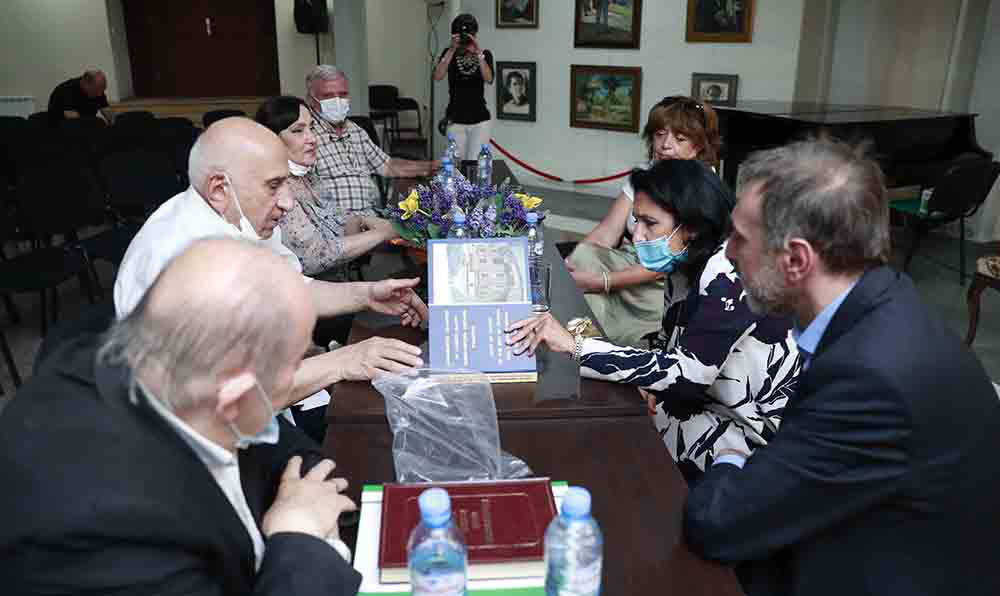 სალომე ზურაბიშვილი ლაილაშის ტურისტული, ეკონომიკური და კულტურული განვითარების საკითხთან დაკავშირებით ებრაულ თემს შეხვდა