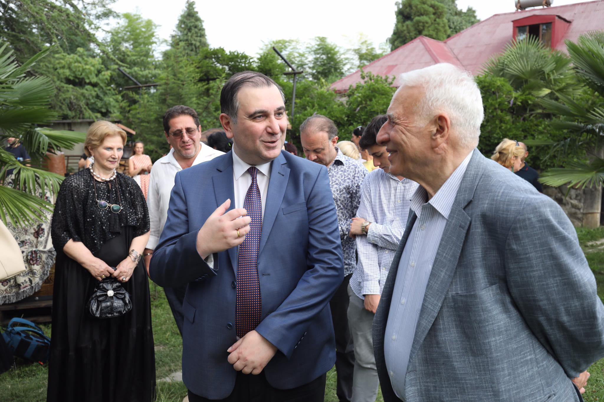 მიხეილ ჩხენკელმა ანზორ ერქომაიშვილს ბრწყინვალების ორდენით დაჯილდოება მიულოცა