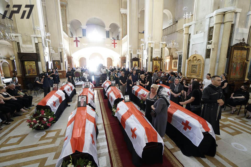 სამების საკათედრო ტაძარში დღეს აფხაზეთიდან გადმოსვენებული 8 პირის სამოქალაქო პანაშვიდი გაიმართება
