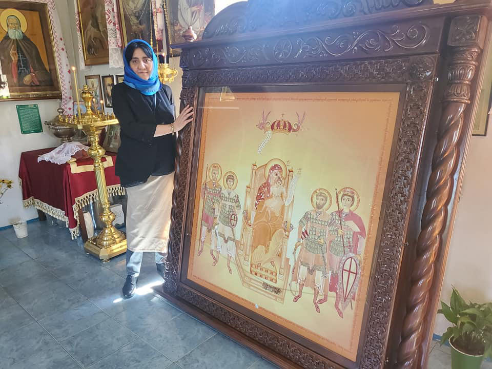 The so-called Abkhazian Orthodox Church refuses to accept the icon gifted by MP Irma Inashvili