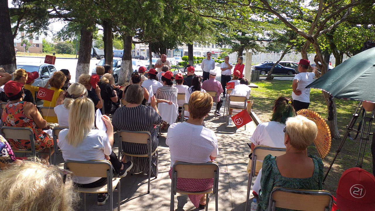 „თავისუფალმა საქართველომ“ ფოთში მაჟორიტარი დეპუტატობის კანდიდატი წარადგინა