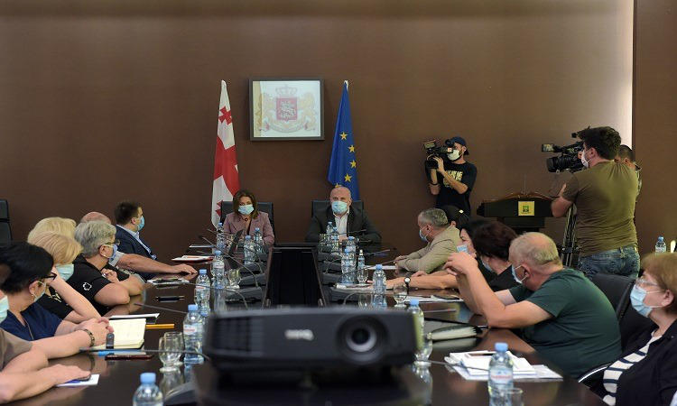 ეკატერინე ტიკარაძე იმერეთის რეგიონის პირველადი ჯანდაცვის სფეროს წარმომადგენლებს შეხვდა