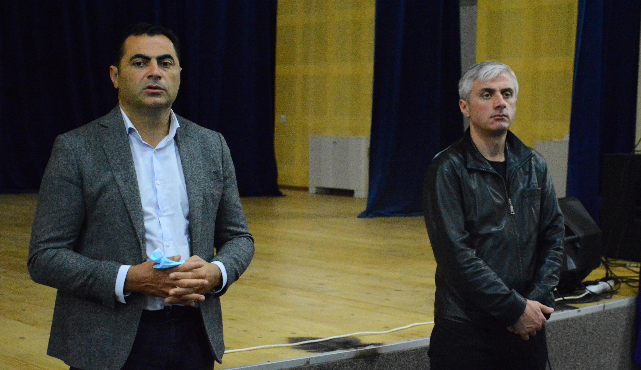 ალექსანდრე მოწერელია წალენჯიხაში ექიმებს შეხვდა