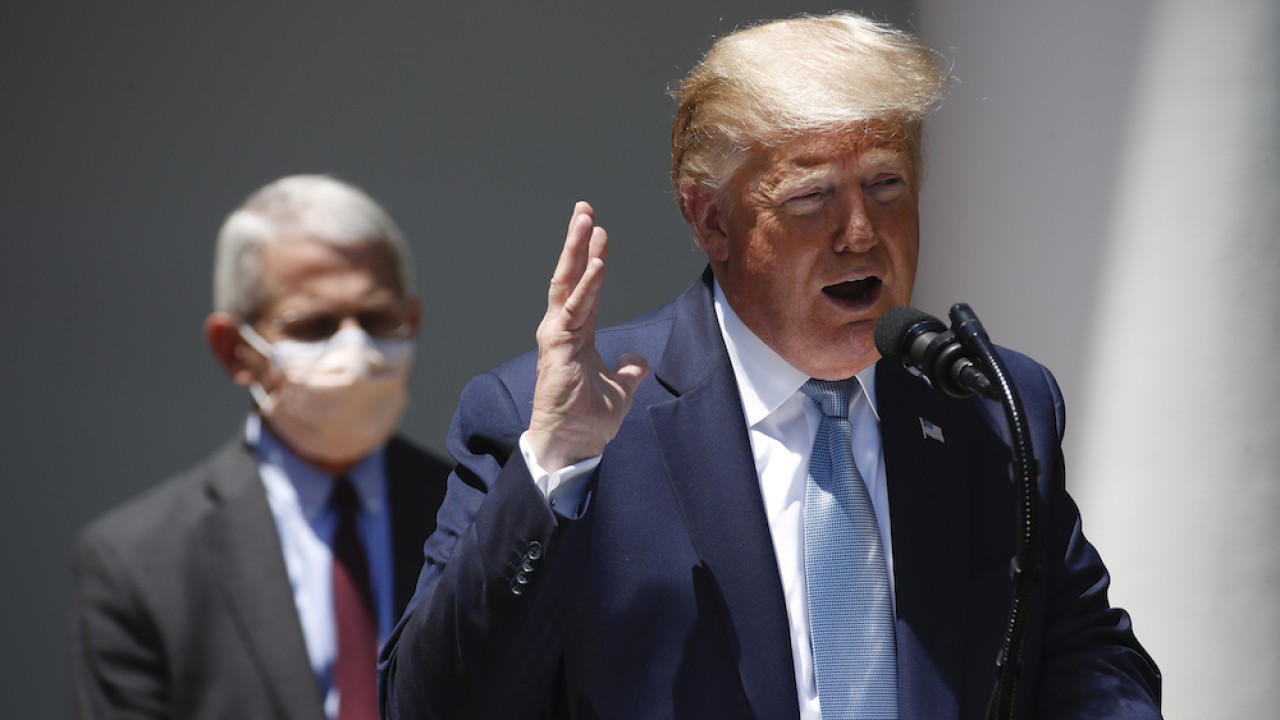 დონალდ ტრამპი - ენტონი ფაუჩი კატასტროფაა, მისთვის რომ მომესმინა, 500 000 გარდაცვლილი გვეყოლებოდა - ხალხი დაიღალა ფაუჩის და ყველა  იდიოტის მოსმენით