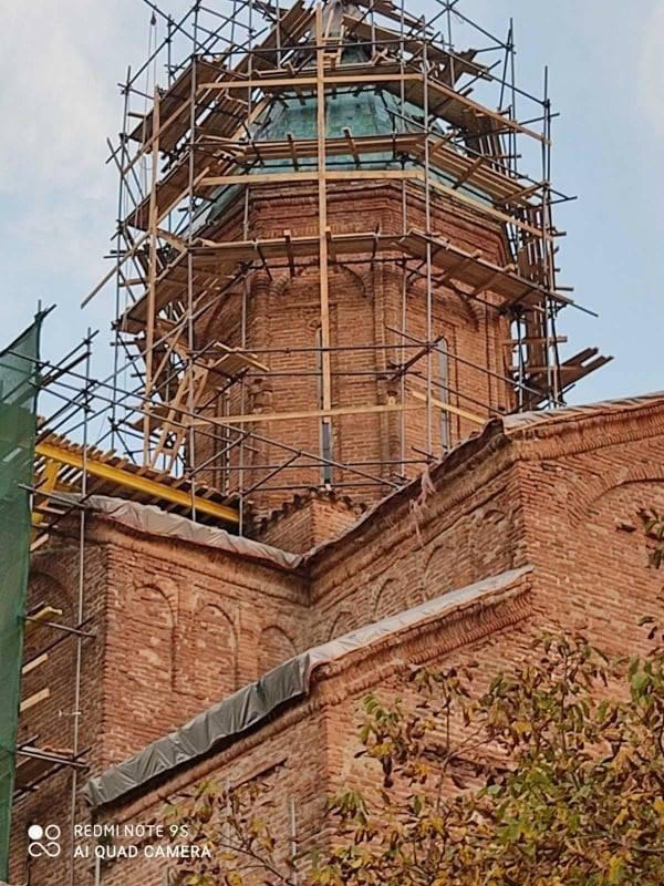 კულტურული მემკვიდრეობის დაცვის ეროვნული სააგენტო გრემის ტაძრის გუმბათსა და სამრეკლოზე გადაუდებელ საკონსერვაციო ჩარევებს აწარმოებს