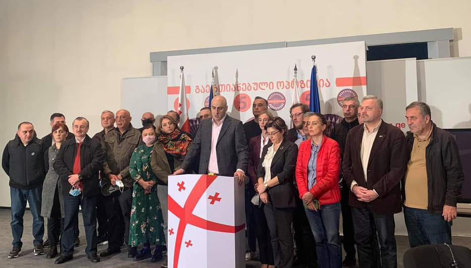 „ნაციონალური მოძრაობა-გაერთიანებული ოპოზიცია“ პარლამენტში შესვლაზე უარს ამბობს