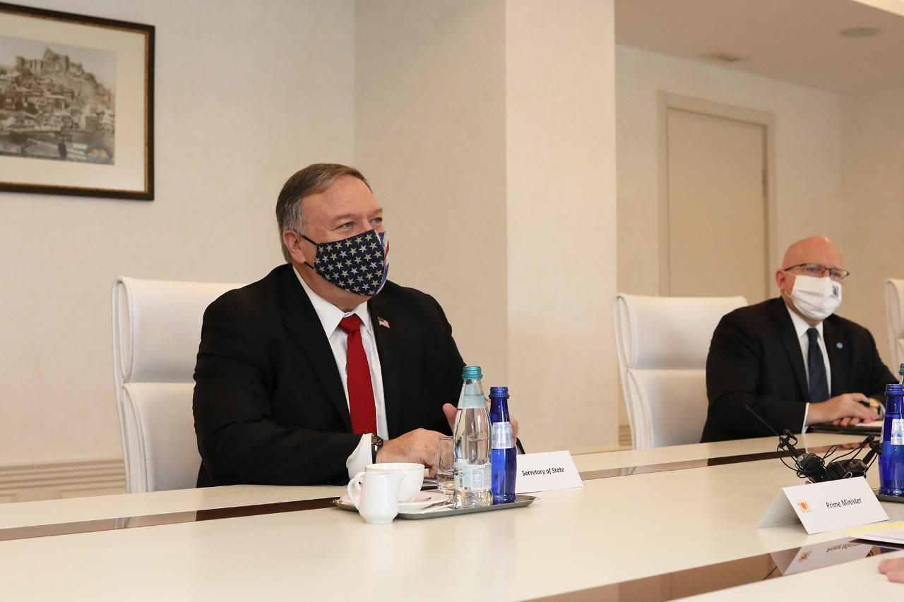 Mike Pompeo: We support you on democratic issues and we work together on issues related to the pain and hardship related to the occupation of your country