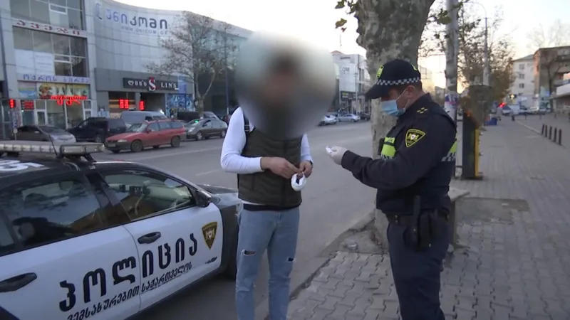 МВД Грузии выявило 1049 фактов нарушения ограничений, действующих в целях борьбы с COVID-19