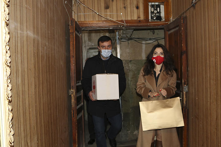 საქართველოს წითელი ჯვრის საზოგადოების პრეზიდენტი ნათია ლოლაძე გორს ეწვია