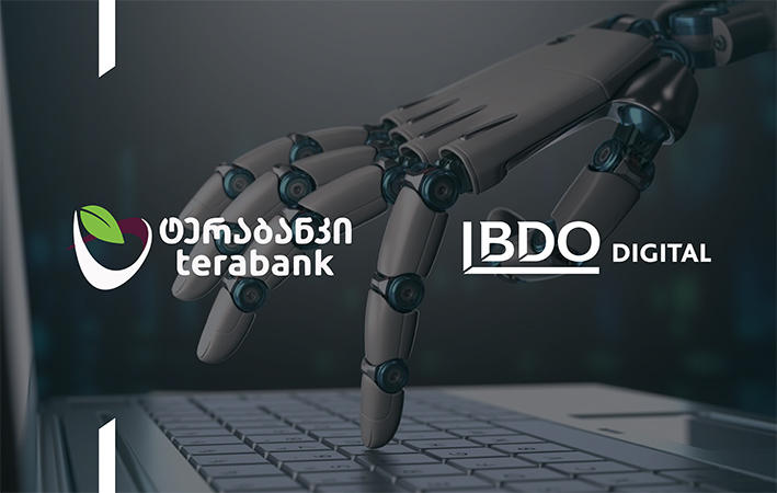 ტერაბანკი BDO Digital-თან პარტნიორობით პროცესების რობოტიზაციას (RPA) იწყებს