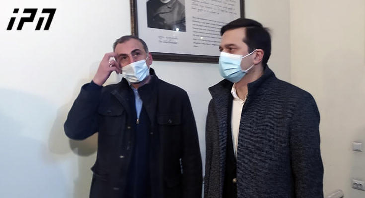 ალეკო ელისაშვილი და ლევან იოსელიანი  პარლამენტში მივიდნენ