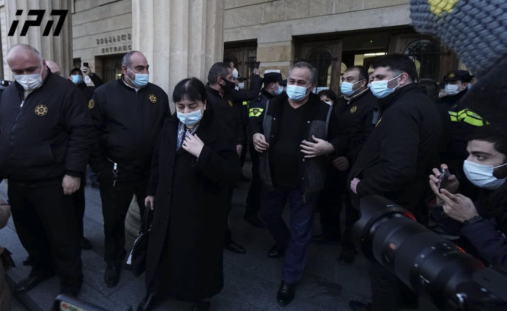 Iveri Melashvili and Natalia Ilychova released from courtroom