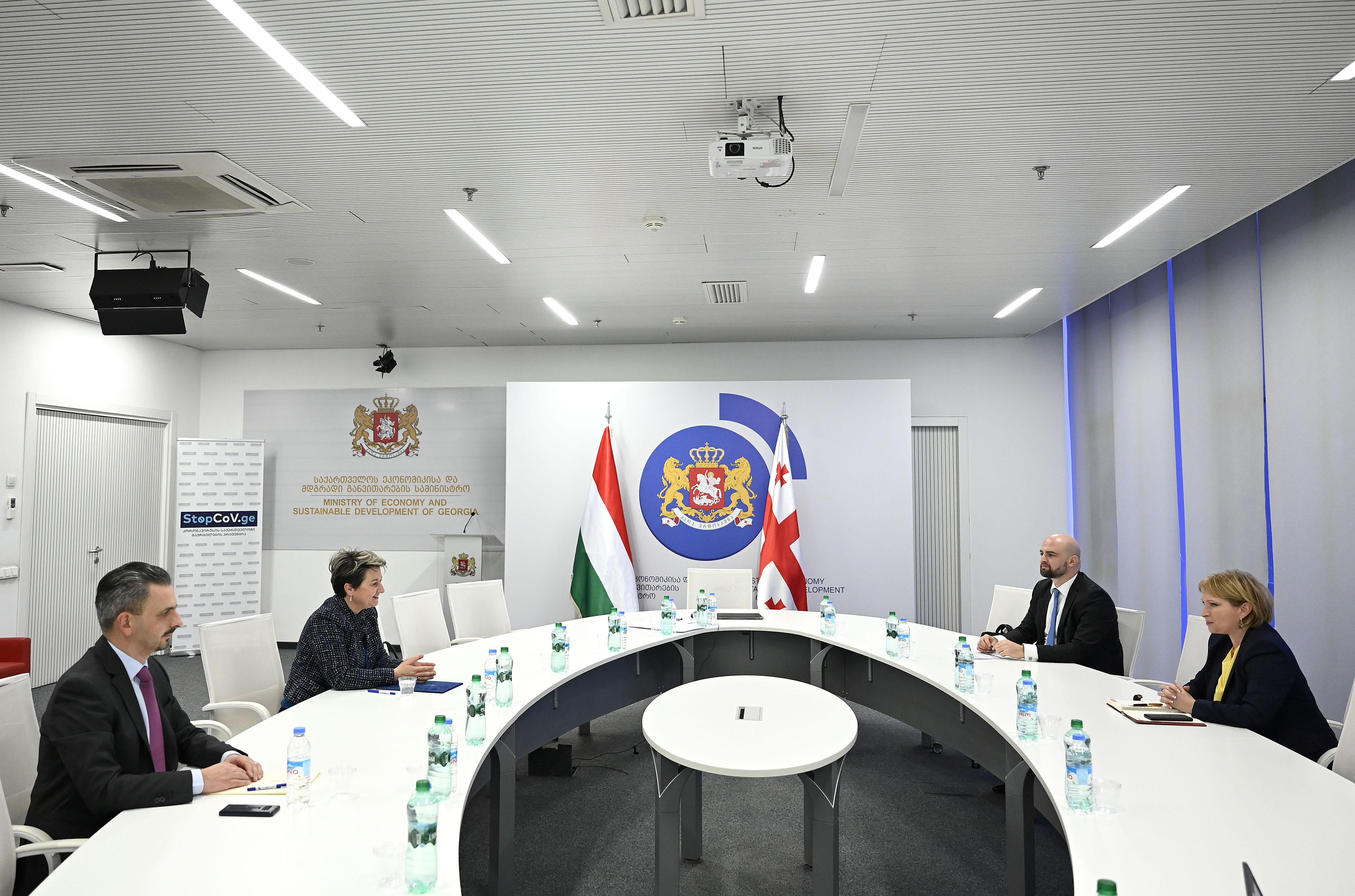 ნათია თურნავა საქართველოში უნგრეთის ელჩს შეხვდა