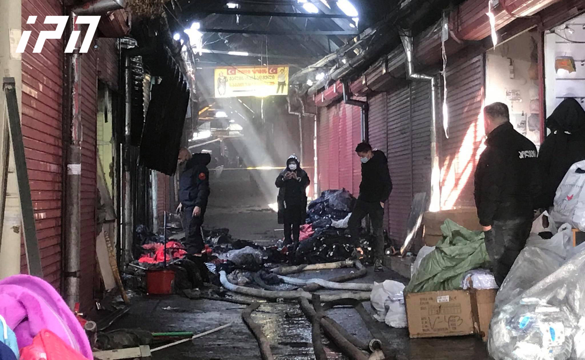 Пожар на рынке «Лило» ликвидирован