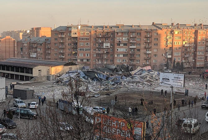 ვლადიკავკაზში, სუპერმარკეტში ძლიერი აფეთქება მოხდა