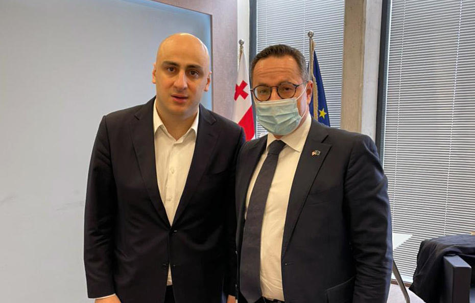 ნიკა მელია ლიეტუვას პარლამენტის საგარეო ურთიერთობათა კომიტეტის თავმჯდომარეს შეხვდა