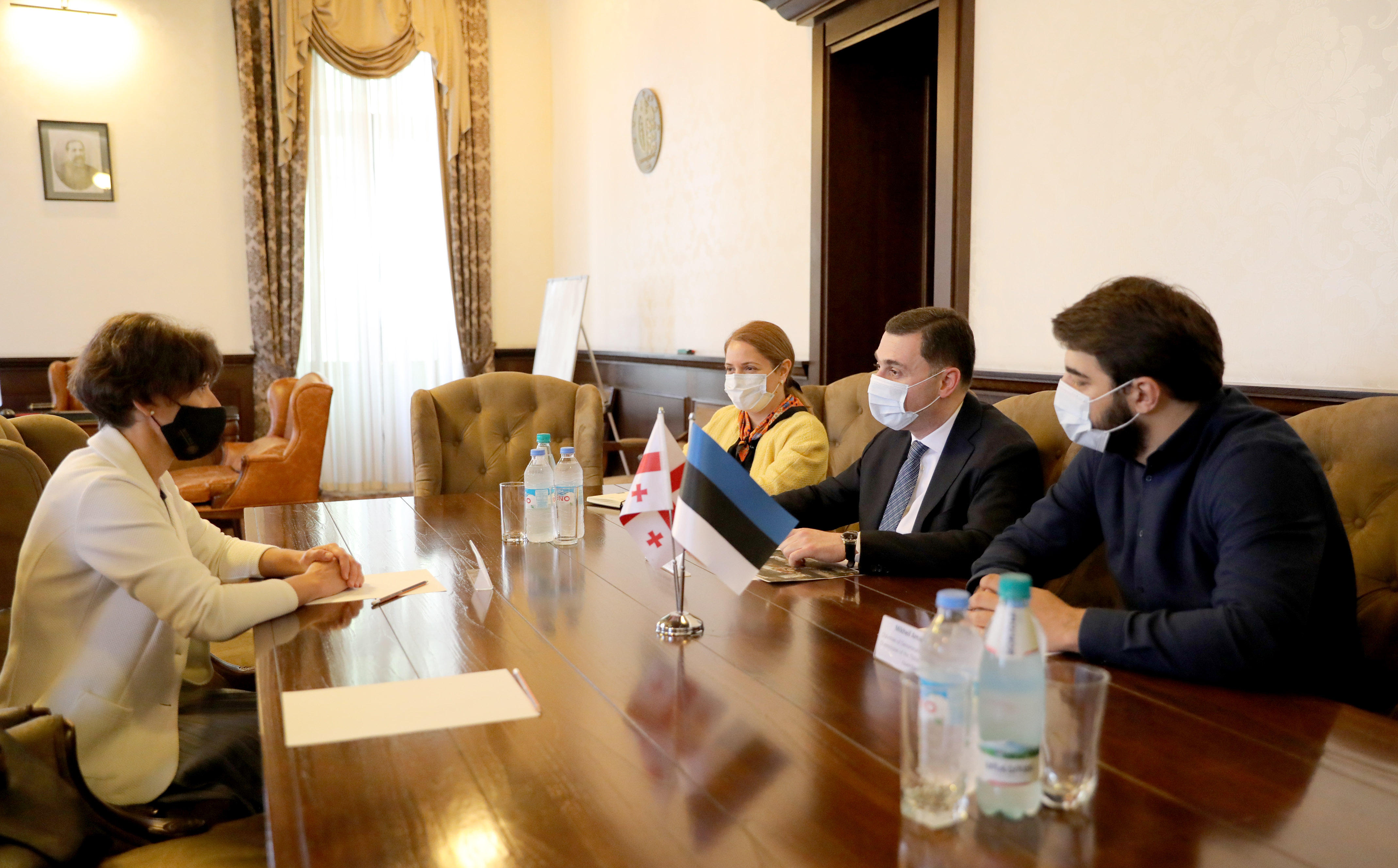 თბილისის საკრებულოს თავმჯდომარე საქართველოში ესტონეთის ელჩს შეხვდა