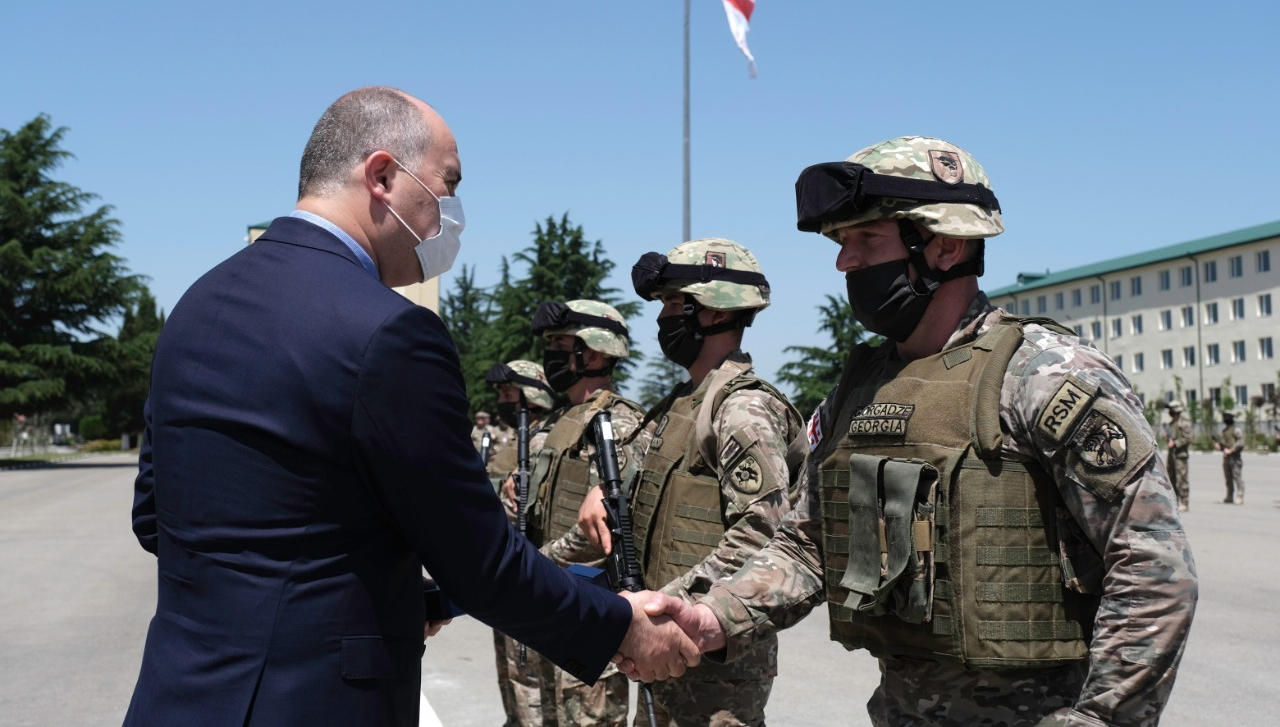 First unit of Georgian Defense Forces returns to homeland from Afghanistan