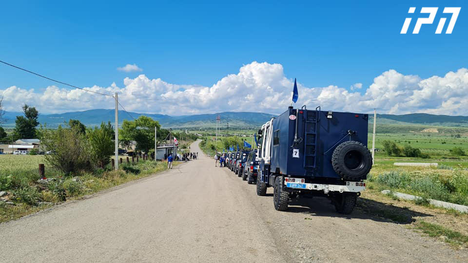 ლიეტუვის პრეზიდენტი საოკუპაციო ხაზთან სოფელ ხურვალეთში იმყოფება