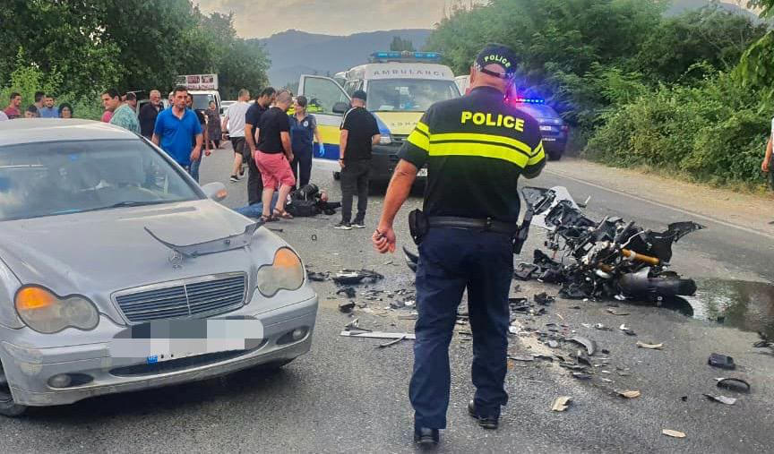 საგარეჯოში ავტომობილის და მოტოციკლის შეჯახების შედეგად ერთი ადამიანი გარდაიცვალა