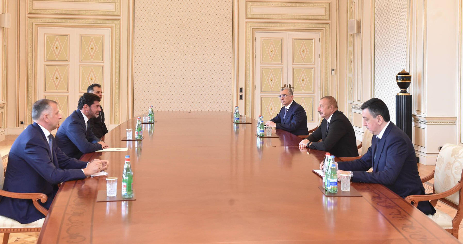 კახა კალაძე აზერბაიჯანის პრეზიდენტს შეხვდა