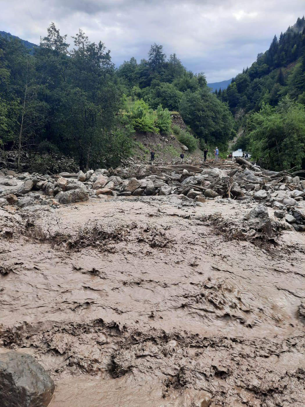 Several villages in Lentekhi municipality have been cut off from the