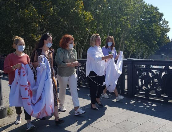 ანა დოლიძემ გალაკტიონის ხიდზე პროგრამა - „მტკვარი ხალხისთვის“ წარადგინა