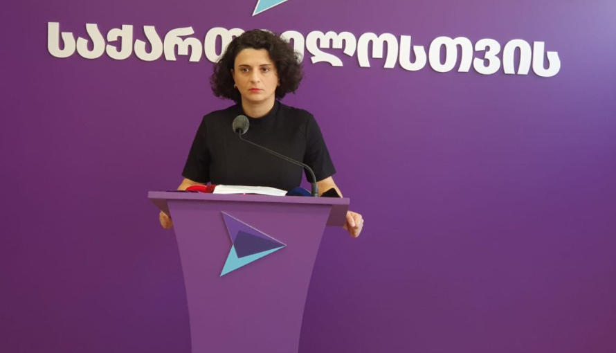 According to Natia Mezvrishvili, Tsageri mayoral candidate Beso Bendeliani's car was shot in the morning