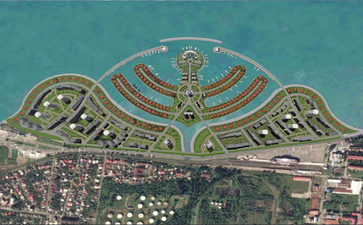 ბათუმში კუნძულის მშენებლობაზე 100 მილიონი დოლარის ინვესტიციას კომპანია "ამბასადორი" განახორციელებს, სადაც 2000 ადამიანი დასაქმდება