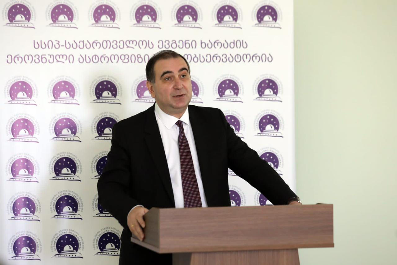 მიხეილ ჩხენკელმა ევგენი ხარაძის საქართველოს ეროვნული ასტროფიზიკური ობსერვატორიის თბილისის ოფისი გახსნა