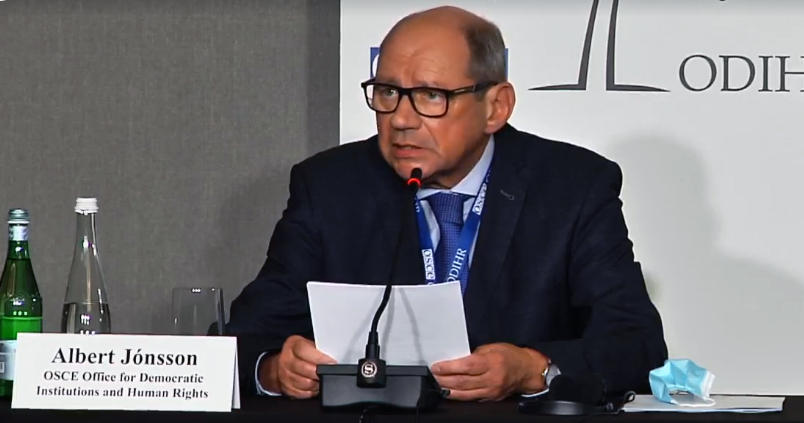 According to the Head of the OSCE Monitoring Mission, statements made by the authorities on various projects during the election campaign were not in accordance with the law