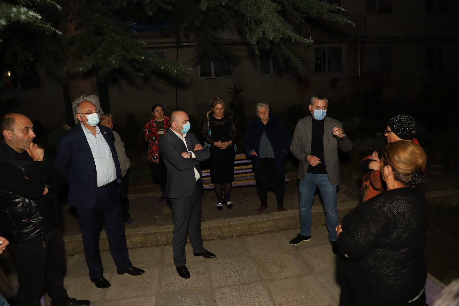 თელავში მცხოვრებ დევნილ ოჯახებთან შეხვედრა გაიმართა
