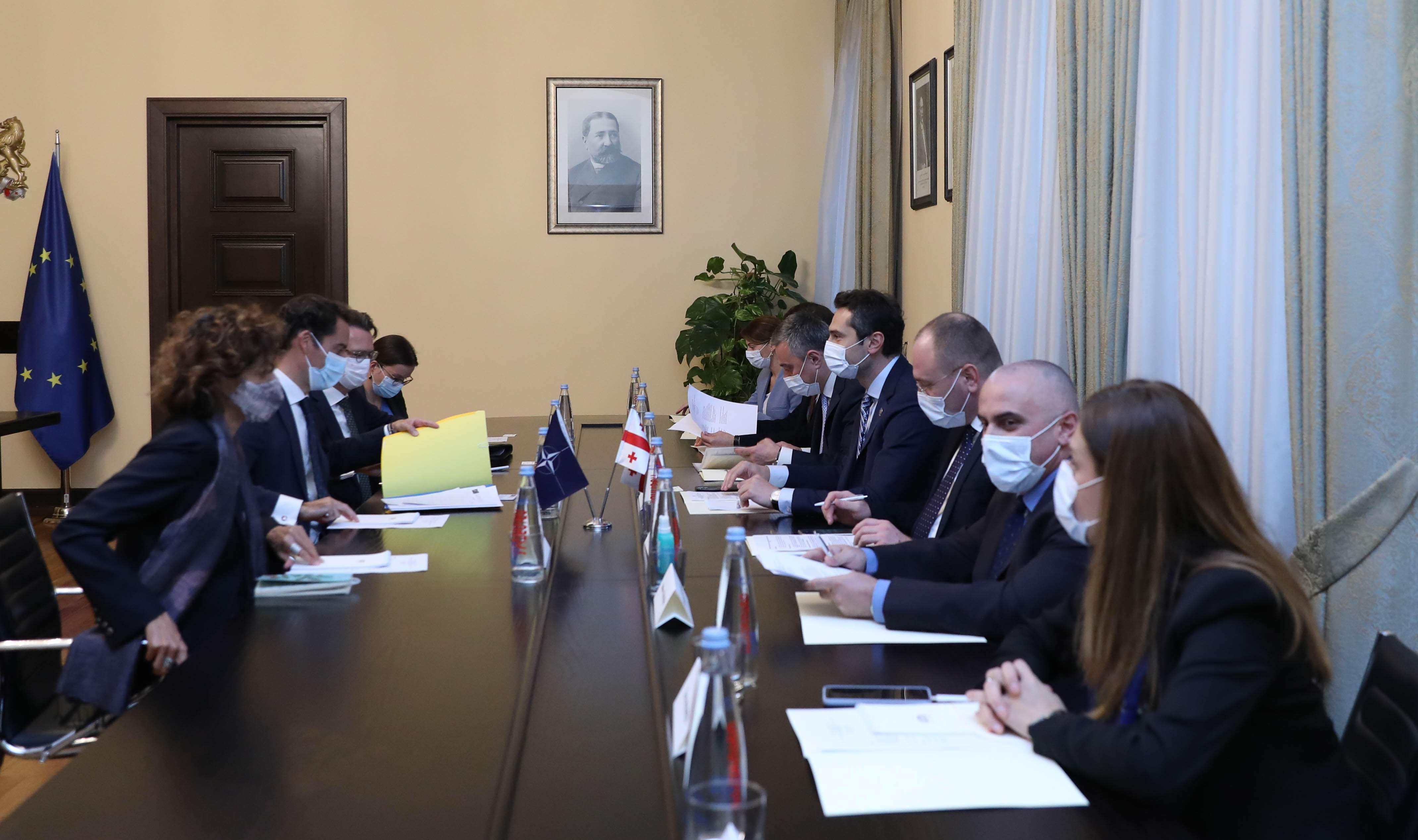 კახა კუჭავა კავკასიასა და ცენტრალურ აზიაში ჩრდილო-ატლანტიკური ალიანსის სპეციალურ  წარმომადგენელს შეხვდა